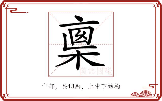 𠅺的部首图片