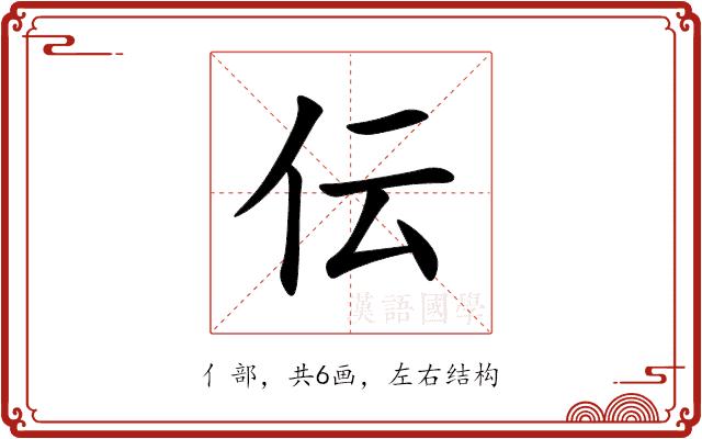 伝的部首